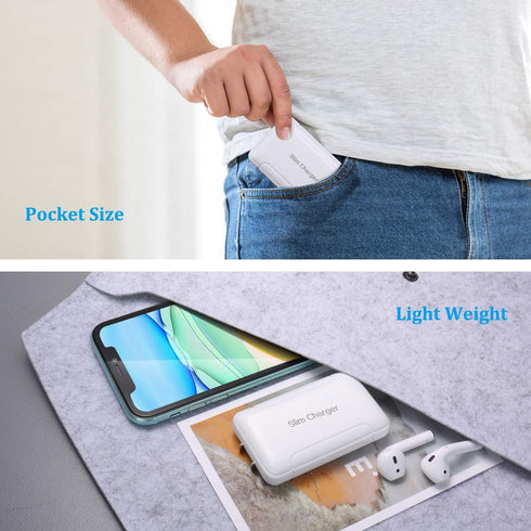 USB Charger Plug, Excgood Ultra Compact USB Wall Charger Foldable Wall Plug Compatible with Home Camera, iPhone 13 Pro Max/12/11/Xr/Xs/X, Galaxy S...