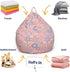 YuppieLife Kids Storage Bean Bag Cover?No Filling? Toy Organizer|Carrying Handle Sofa|Available for Kids and Teenager|Cuddle Chair|Machine Washabl...