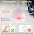 E12 Rechargeable Light Bulbs with Remote Control Timer and 15 Color Temperature,350LM,Removable Base,Magnetically,Battery Operated Light Bulbs,USB...