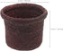 NUOBESTY Round Seagrass Planter Basket: 5.5x7.1" Woven Flower Pots Cover Plant Pots Containers - Wicker Plant Pot Basket Desktop Sundries Containe...