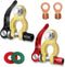 2PCS Battery Terminal Connectors, Quick Release Disconnect Battery Terminals, Positive Negative Battery Cable Ends for Automotive RV Boat(Copper)...