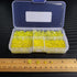 Yellow Bicone Glass Beads for Jewelry Making, Faceted Crytal Spacer Beads for Bracelet Necklace Earring (3mm 4mm 6mm 8mm Mixed Sizes, 1040pcs)...