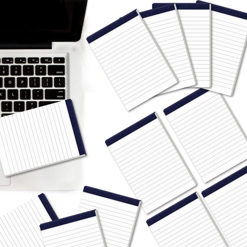 12 Pack Note Pads 4x6 Inch Small Lined Writing Memo Pads Refills Easy Tear no Rip Writing Pads with 30 Sheets Each Pad Narrow Ruled Mini Pocket No...