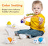 Learning Toys for 1 2 3 Year Old Girl Boy,Educational Montessori Shape Sorter Toys for Toddlers 1-3 Year Old, Matching Eggs Baby Toys 12-18 Months...