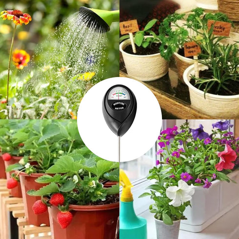 Soil Moisture Meter, 2 Pack Plant Water Meter Soil Meter Moisture Sensor Hygrometer for Indoor Outdoor Plant Care,No Battery Needed(Green + Black)...