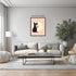 Posterizer 1 pcs-Black Cat Bubblegum Modern Girly Decor-Art for Animal Lovers-Gift for Girls, Teens-decor for Girls, Teens Bedroom- unframed wall ...