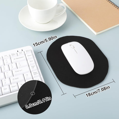 Small Mouse Pad Mini Mousepad Portable Travel Mouse Mat Waterproof Computer Mouse Mat for Laptop Computer Wireless Mouse Keyboard Office Home, Non...