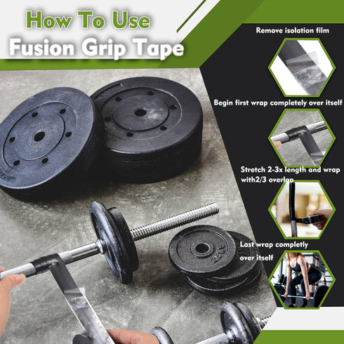 Silicone Grip Tape Sealing Fusing Rubber Wrap for Handles Pull Up Bars Barbells Dumbbells Sports & Gym Equiment Water Emergency Pipeline Repair To...