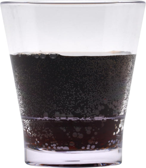G.E.T. S-11-CL-EC 12 oz. Clear Rim-Full Stackable Glass, Break Resistant (Pack of 4)...