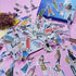 ANKOMINA 100 PCS Fashion Lovely Girls Stickers Waterproof Handbook DIY Craft Photo Album Scrapbook Journal Planner Motorcycle Car Laptop Luggage W...