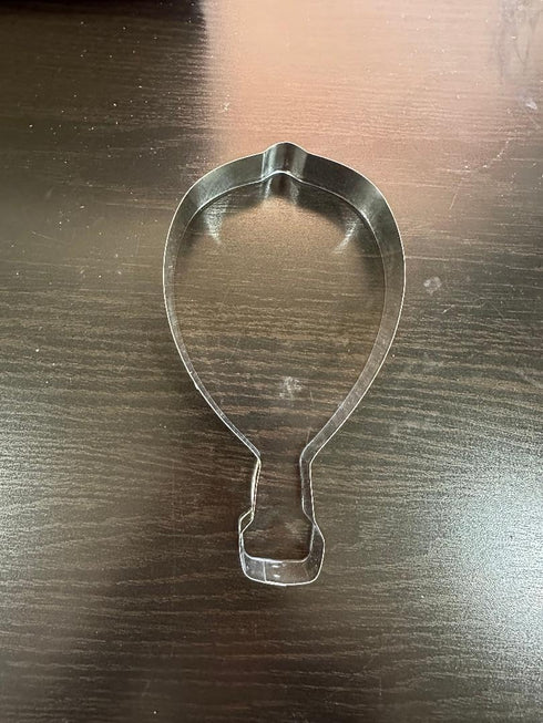 HOT AIR BALLOON 4.5" Cookie cutter – Tin Plated Steel - Made in the USA...