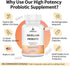 300 Billion CFU Probiotics - Probiotics for Women and Men, 12 Probiotic Strains Plus Prebiotic, for Immune & Digestive, Gut Health, Gas Bloating, ...