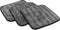 The Rag Company Gauntlet Car Drying Towel - 70/30 Korean Microfiber, Dries Faster Without Scratching, 900gsm, 12x12 inches, Ice Grey/Grey, 3 Pack...