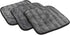 The Rag Company Gauntlet Car Drying Towel - 70/30 Korean Microfiber, Dries Faster Without Scratching, 900gsm, 12x12 inches, Ice Grey/Grey, 3 Pack...