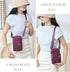 WITERY Waterproof Nylon Cute Crossbody Cell Phone Purse Smartphone Wallet Bag for Women...