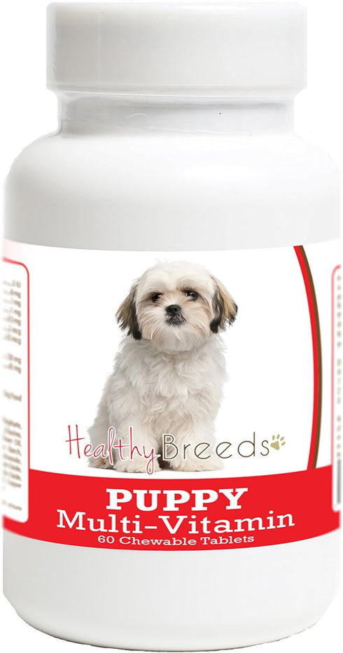 Healthy Breeds Shih Tzu Puppy Dog Multivitamin Tablet 60 Count...