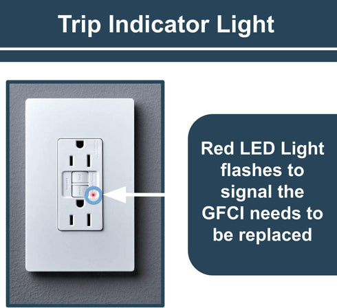 Legrand radiant 1597LACCD12 15 Amp GFCI Self Test Decorator Duplex Outlet, Light Almond (1 Count)......