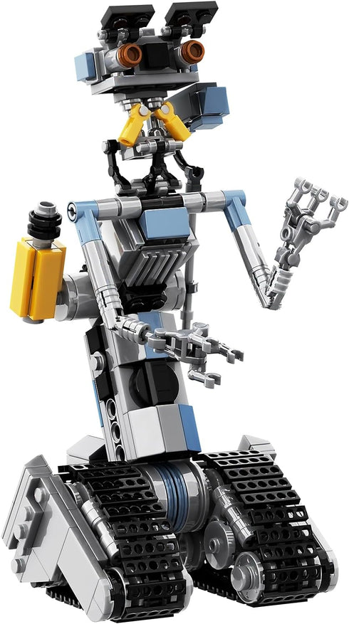 370 Pieces Johnny 5 Robot Building Set, Short Open Circuit Johnny Five Robot Model Toys, Compatible for Lego, Educational Gift Set for Ages 8-14 B...