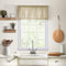 Elrene Home Fashions Cameron Linen Window Valance, 60" W x 15" L (1 Valance), Linen...