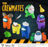 P.M.I. Among Us Crewmate Figures | 5 Among Us Toys Out of 16 Collectibles in 1 Pack | Among Us Merch Incl. The Peeled and The Clogged | 1 Hidden I...