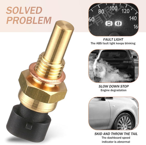 1 Pack Engine Coolant Temperature Sensor, ECT Temp Sensor Replacement Accessories, Automobile Parts, Compatible with Delphi 15404280 12191170 6081...