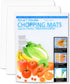 Kitchen Cutting Board | Flexible Chopping Mats | Food Safety | Hanging Hole for Easy Drying | 12x15” Size | Set of 2...