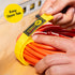Quick-Straps by Wrap-It Storage - 12" (12 Pack) Yellow - Extension Cord Holder for RV and Boat Organizing...