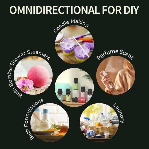 Essential Oils Set- Essential Oils for Diffuser for Home,Diffuser Oils Scents for Aromatherapy,Laundry,Candle&Soap Making,Humidifiers 6 X 10 ML...