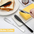 6PCS Butter Knife, 8.7” silver Butter Spreader, 3 in 1 Kitchen Gadgets Serrated, Stainless Steel Butter Knife Spreader, Butter Spreader Knife with...