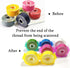 YEQIN 100 pcs/Pack Sewing Bobbin Small Clips Sewing Tool Clip Accessory Bobbin Holder Clips Colorful Thread Clips Holder Tool...