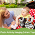 Baby Spiral Hanging Stroller and Car Seat Toys Black and White High Contrast Sensory Toy Newborn Plush Activity Toys Thank You Gifts for 0 3 6 9 1...