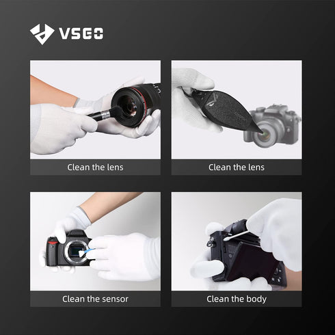 VSGO DDG-1 Camera Cleaning Gloves Professional Anti-Static Cleaning Gloves White Compatible for Camera, Sensor Cleaning,or Other Precision Instrum...