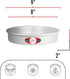 Fat Daddio's Anodized Aluminum Round Cake Pan, 8 x 2 Inch...