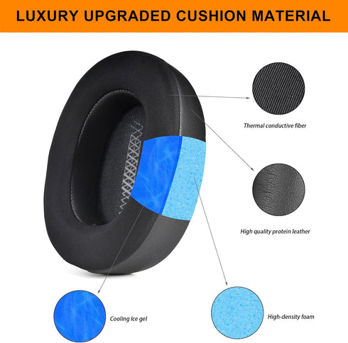 Live 500BT Cooling Gel Ear Pads defean Replacement Cushions Compatible with JBL Live 500BT / Live 500 BT Around-Ear Wireless Headphone,High-Densit...