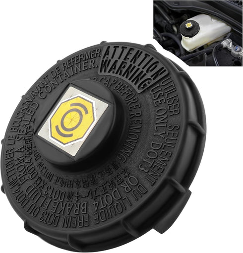 Brake Master Cylinder Cap,Brake Fluid Cap Replacement OEM#46662-SLE-J01,46662-SDC-A02,Brake Fluid Reservoir Cap Compatible with Honda Fit EV Accor...