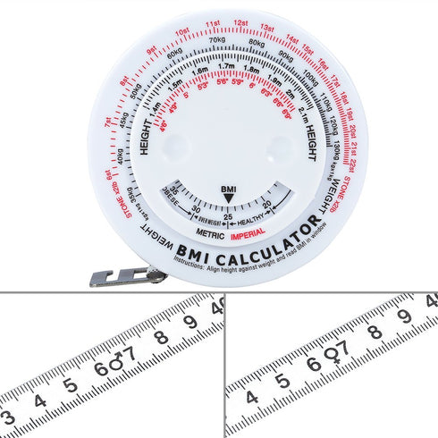 Tape Measure Body, Weight Loss Measuring Tape Fat Measurement Ruler Fitness Retractable Tape Sports Body Measuring Tape Fat Caliper Measurement To...