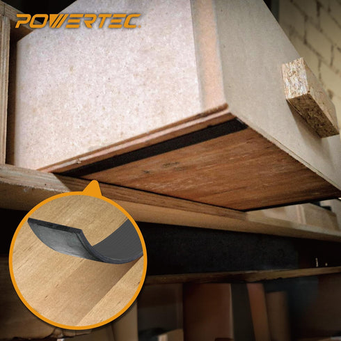 POWERTEC Track Saw Guide Rail Slide Strip, 55" Sliding Guard for Makita, Festool, Milwaukee, POWERTEC Guide Rails, 1PK (71911)...