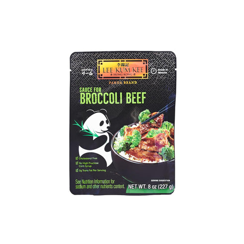 Lee Kum Kee Panda Brand Sauce for Broccoli Beef, 0g Trans Fat, No Artificial Flavors, No High Fructose Corn Syrup, Cholesterol Free, 8 Ounces (Pac...