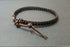 Infinityee888 Onyx Bead Anklet bracelet 10-10.5 inches woven with Leather cord beautiful handmade hippie bohemian Unisex Anklet Gift Idea for Both...