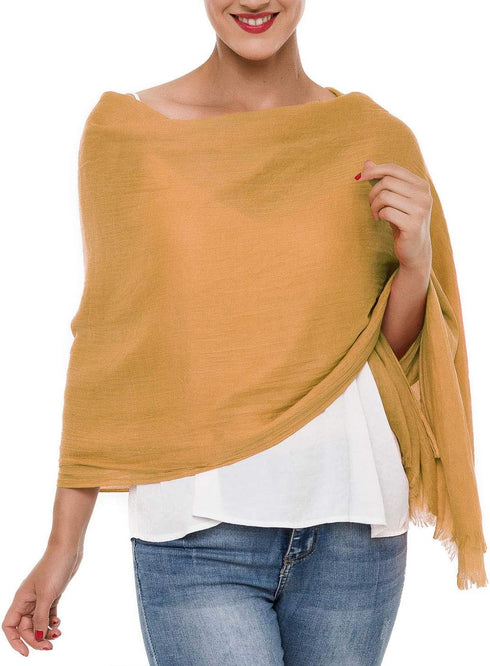 Scarfs for Women Fashion Lightweight Solid Colors Wrap Shawl for Fall Winter...
