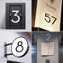2 Inch Number Stencils Set Plastic Number Stencils Reusable Digital Templates for Cake Stencil Address Number Painting Stencils Templates...
