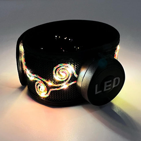 Luwint Led Light Up Armband, Glow in The Dark Wristband Safety Walking Running Gear at Night (1 Piece, 3 Modes)...