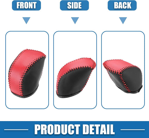 Gear Shift Lever Cover Automotive Interior Gear Shift Knob Trim for Lexus NX 250 2022 2023 Black Red...