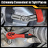 35 Pieces 1/4 inch Drive Socket Ratchet Wrench Set, Mini Ratcheting Wrench with Bit Socket Set Metric and Extension Bar for Auto Repairing...
