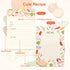 Toplive 50 Pack Recipe Cards 4x6 in, Double Sided Recipe Cards Kitchen, Blank Recipe Cards Thick Cardstock for Bridal Showers Wedding Housewarming...