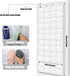 24 Pockets Hanging Shoe Organizer Large Clear Pockets Over the Door Pantry Organizer Shoe Holder for Back of Door Hanging Shoe Bag for Closet Wate...