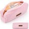 ANGOOBABY Small Pencil Case Student Pencil Pouch Coin Pouch Cosmetic Bag Office Stationery Organizer for Teen School-Pink...