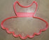 TUTU OUTLINE BALLERINA DRESS DANCE COSTUME BALLET COOKIE CUTTER MADE IN USA PR2710...
