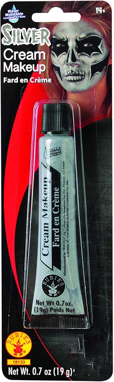 Rubie's Silver Metallic Cream Make up...