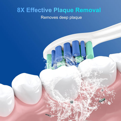 Electric Sonicare Replacement Heads Compatible with Philips Sonicare?Click-on/Snap-on?Toothbrush Replacement Brush Heads,KD-G1...